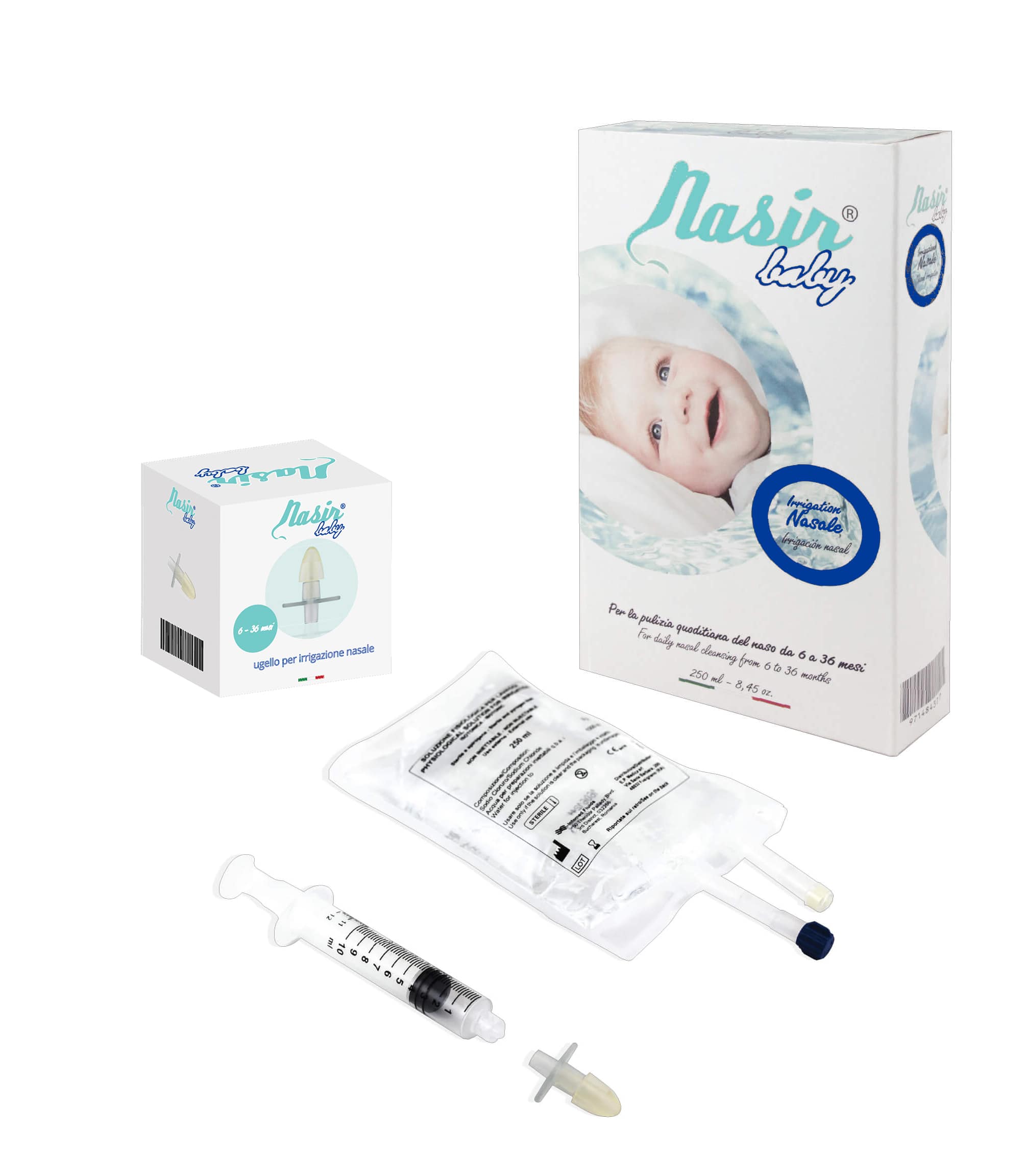 Nasir Baby - Lavaggio nasale per neonato e bambino - Ep medica