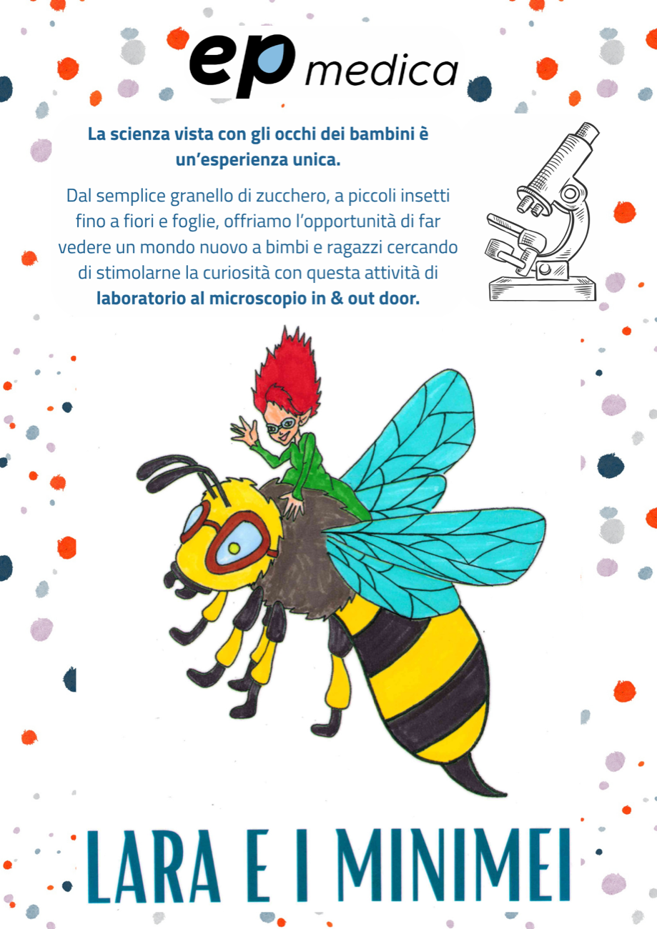 Locandina Progetto STEM Lara e i Minimei